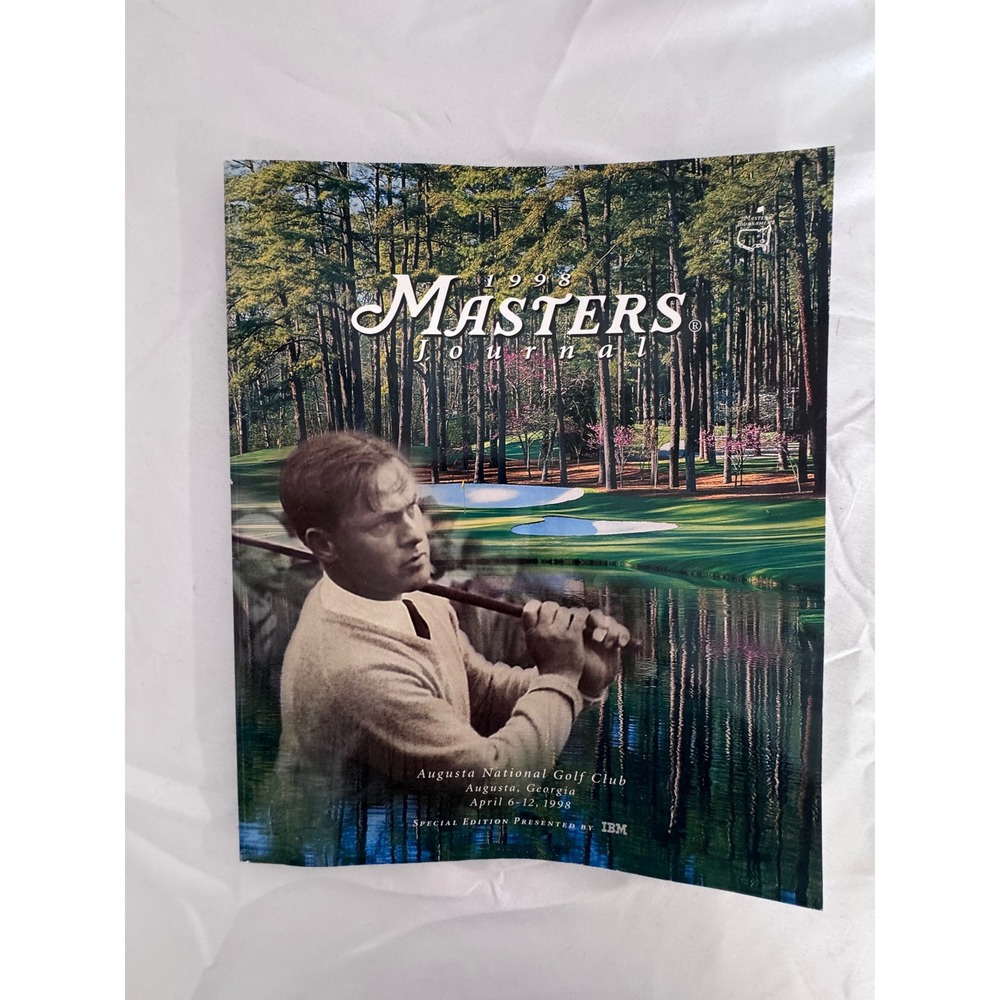 1998 Masters Journal Augusta‎ National Golf Club Special Edition IBM Bobby Jones